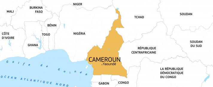 Carte Cameroun