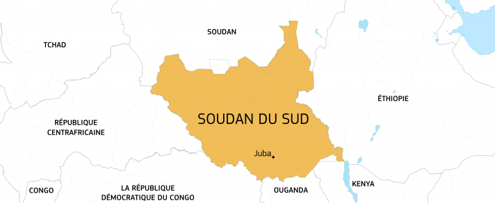 Carte Sudan du Sud