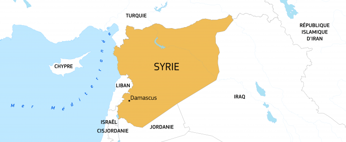 Carte de Syrie