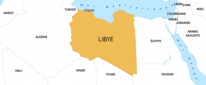 Carte de Libye
