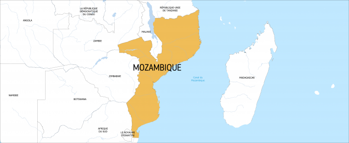 Carte de Mozambique