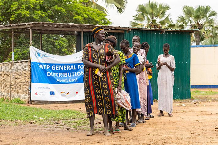 More than 3 million people have food and cash by EU partner WFP in South Sudan this year. © WFP