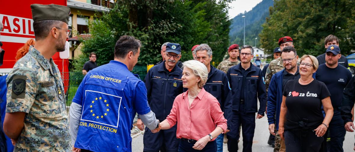 Európska únia podporuje Slovinsko v čase po ničivých záplavách