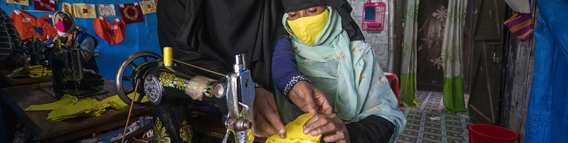 Empowering women and girls in Bangladesh's largest refugee camp Banner