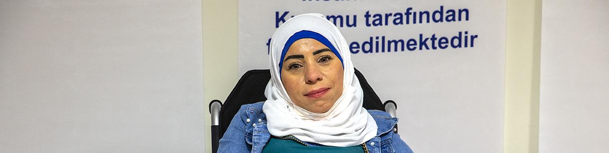 Refugees with disabilities find hope in Turkey banner