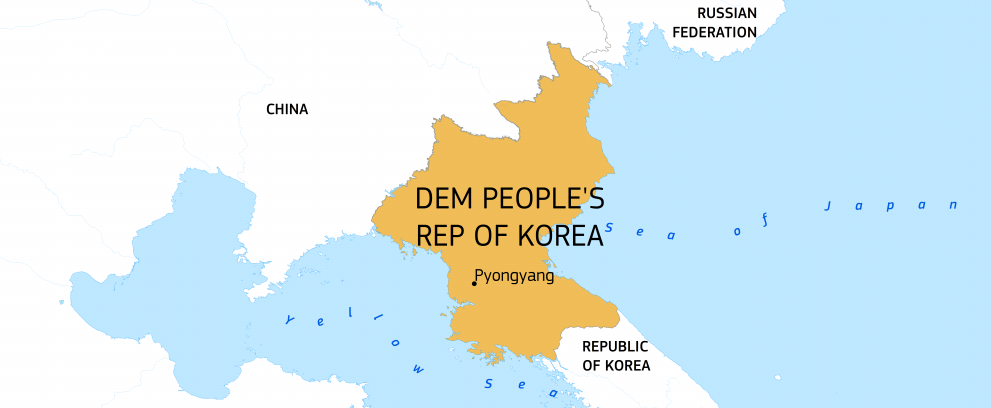 Map DPRK