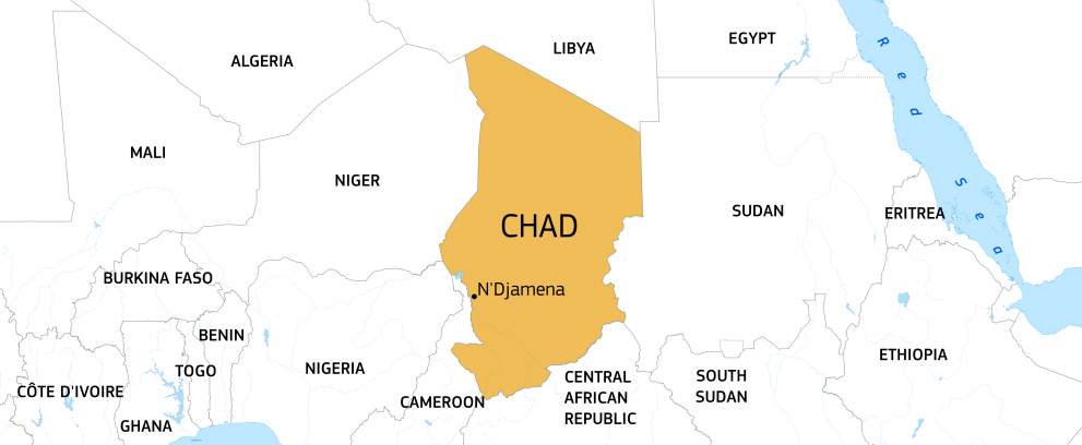 Chad Country Map