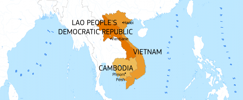 map Mekong region