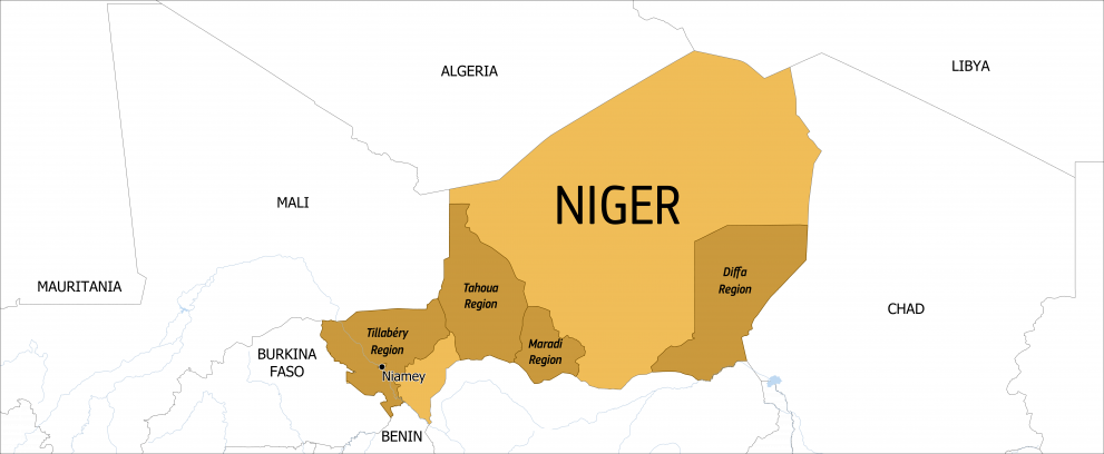 Map of Niger