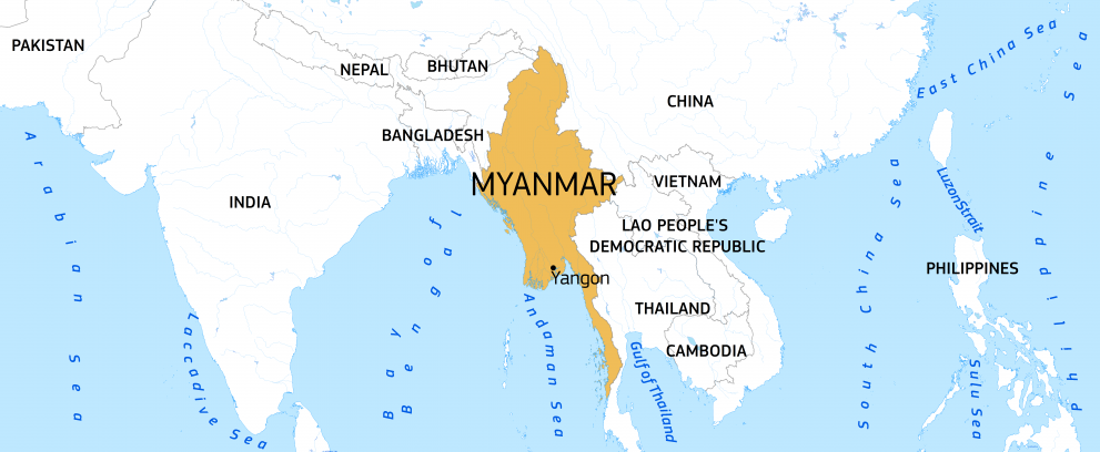Map Myanmar