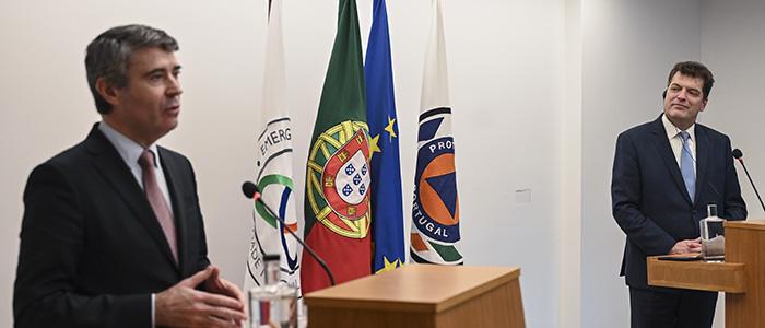 Commissioner for Crisis Management, Janez Lenarčič, and the Portuguese Minister of Home Affairs, José Luís Carneiro.