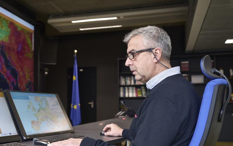 Jesús San-Miguel-Ayanz, leader of the European Forest Fire Information System (EFFIS) and Global Wildfire Information System (GWIS) teams at the JRC in Ispra, Italy.