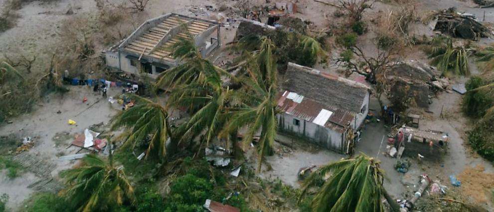 Tropical cyclone damage in Madagascar
