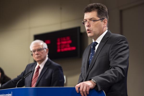 Press conference by Josep Borrell Fontelles, Vice-President of the European Commission, and Janez Lenarčič, European Commissioner, on the new outlook for the EU’s humanitarian action in light of COVID-19