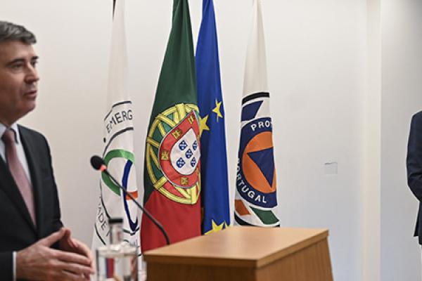 Commissioner for Crisis Management, Janez Lenarčič, and the Portuguese Minister of Home Affairs, José Luís Carneiro.