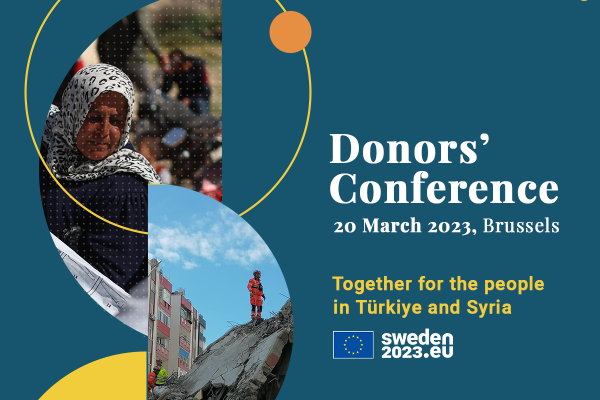 Donor's conference banner